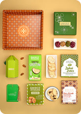 Sweets, Snacks & Brittle with Cookies Gift Hamper